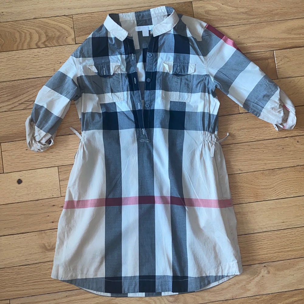 Burberry Little Girls Dress 10Y...100 Authentic